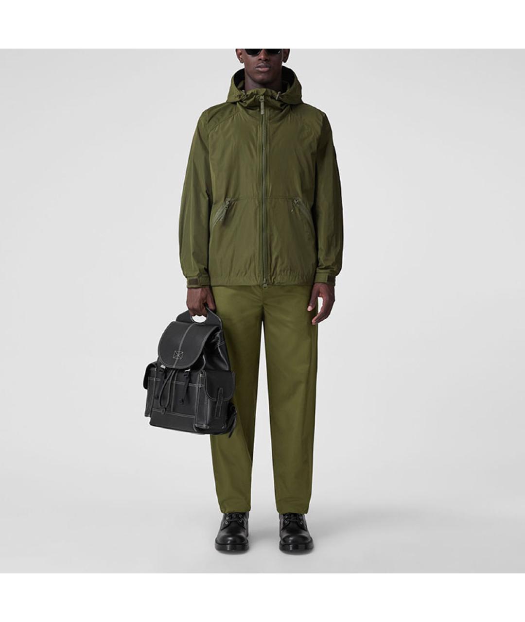 BURBERRY Хаки куртка, фото 2