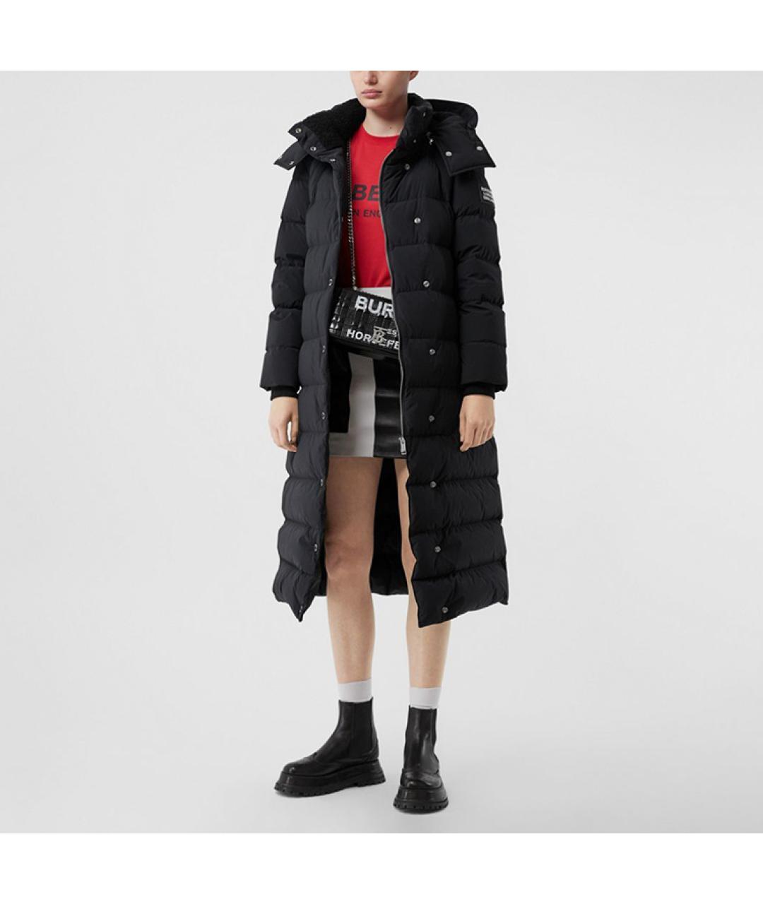BURBERRY Черный пуховик, фото 3