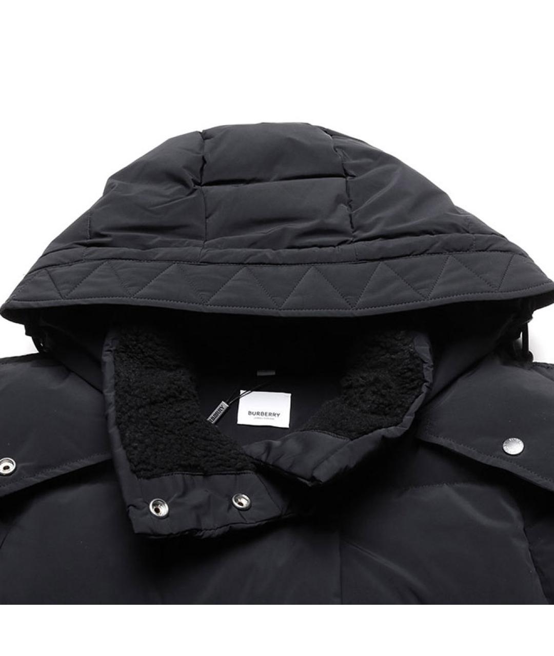 BURBERRY Черный пуховик, фото 7