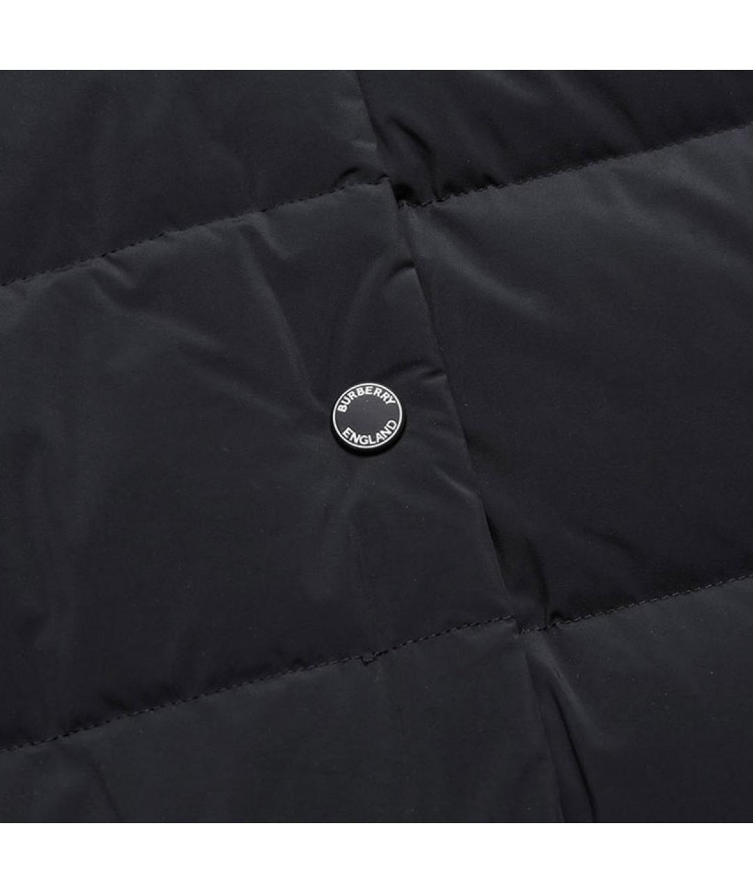BURBERRY Черный пуховик, фото 6