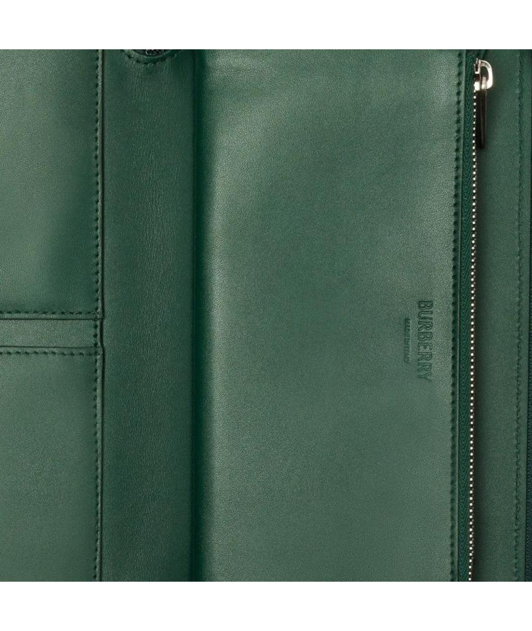 BURBERRY Зеленый кошелек, фото 4