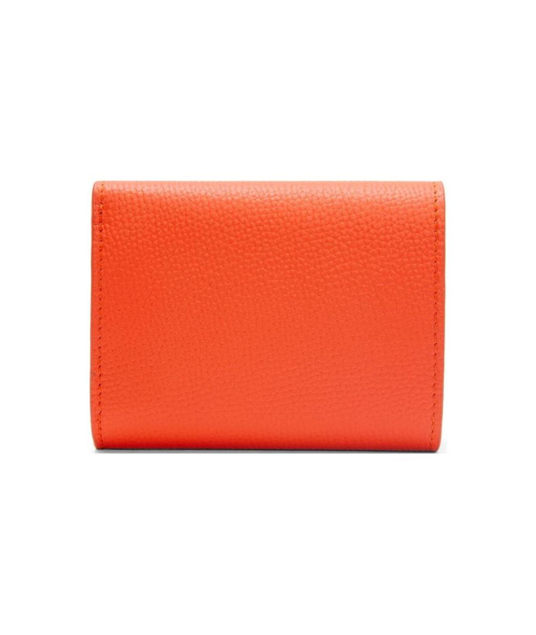 LOEWE Оранжевый кожаный кошелек, фото 2