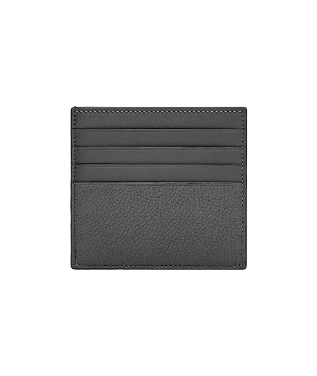 LOEWE Серый кожаный кардхолдер, фото 2