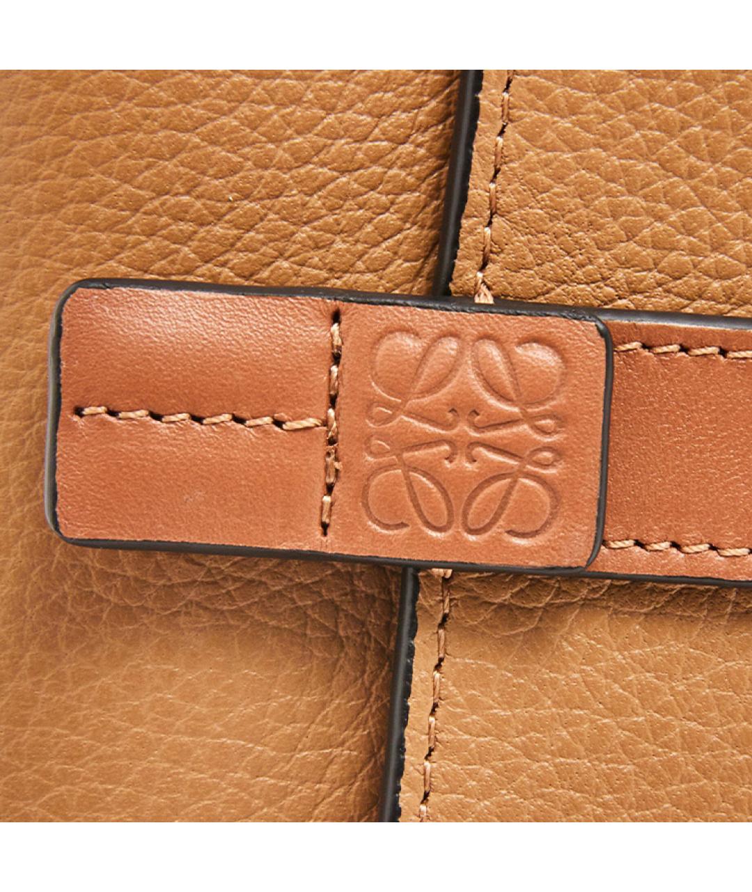 LOEWE Коричневый кожаный кошелек, фото 5