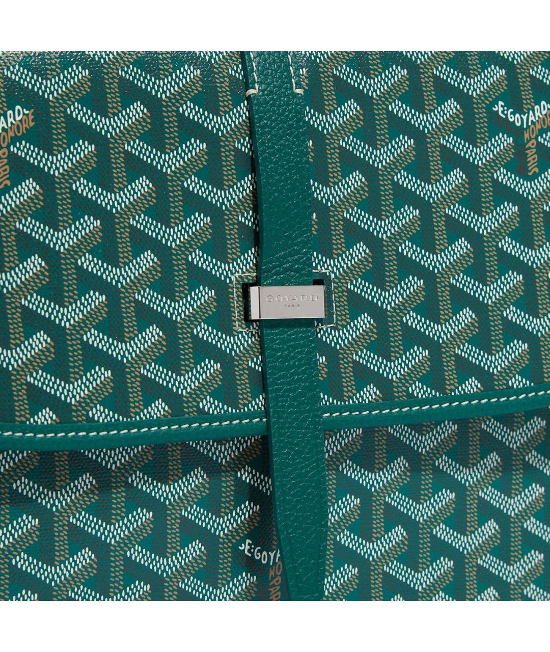 GOYARD Зеленая кожаная сумка через плечо, фото 5