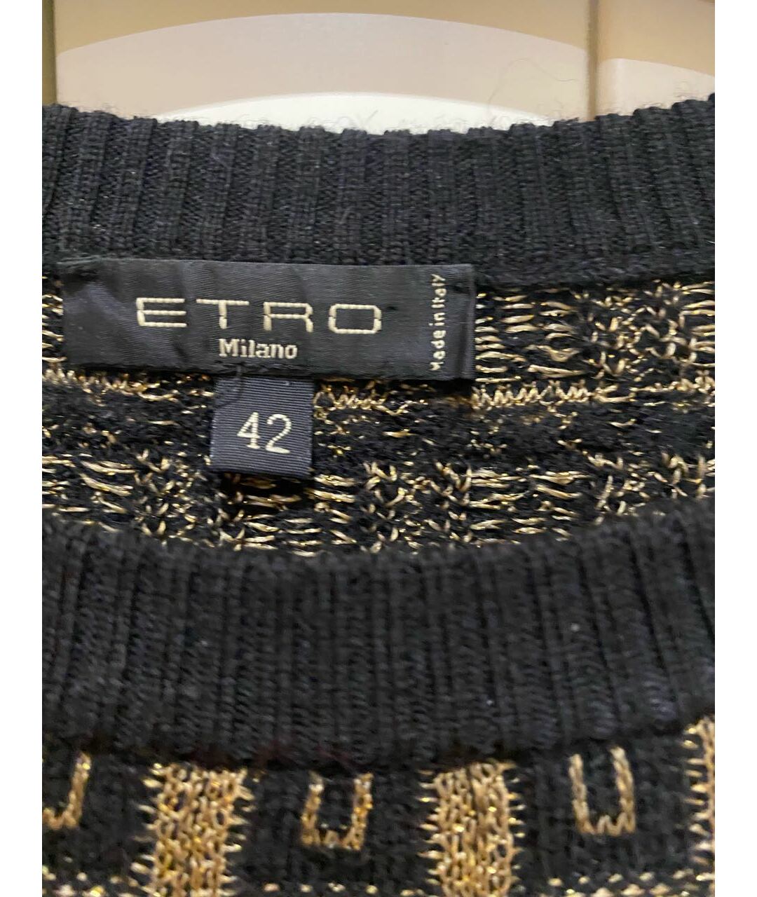 ETRO Серый шерстяной джемпер / свитер, фото 3