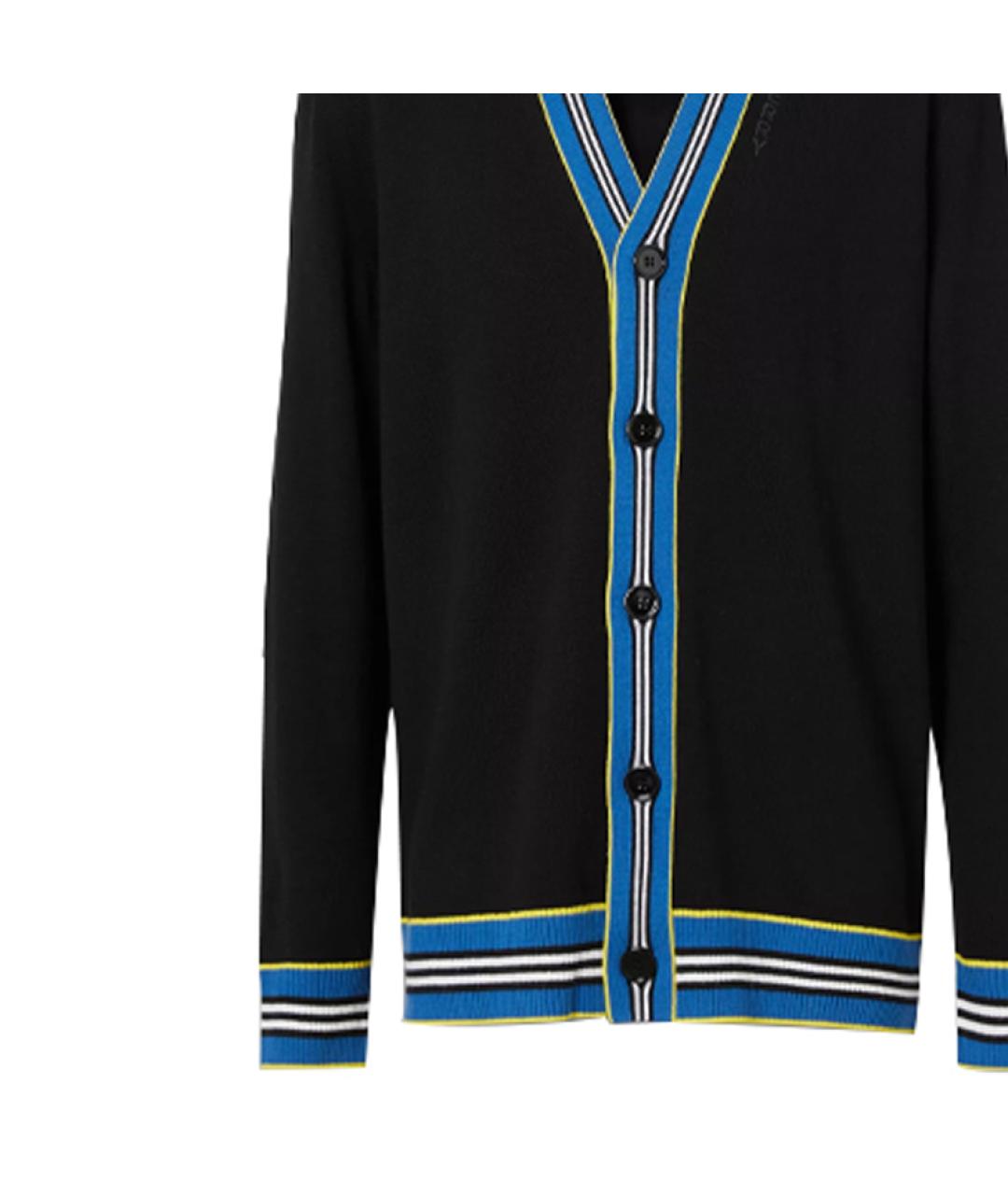 BURBERRY Черный кашемировый джемпер / свитер, фото 5