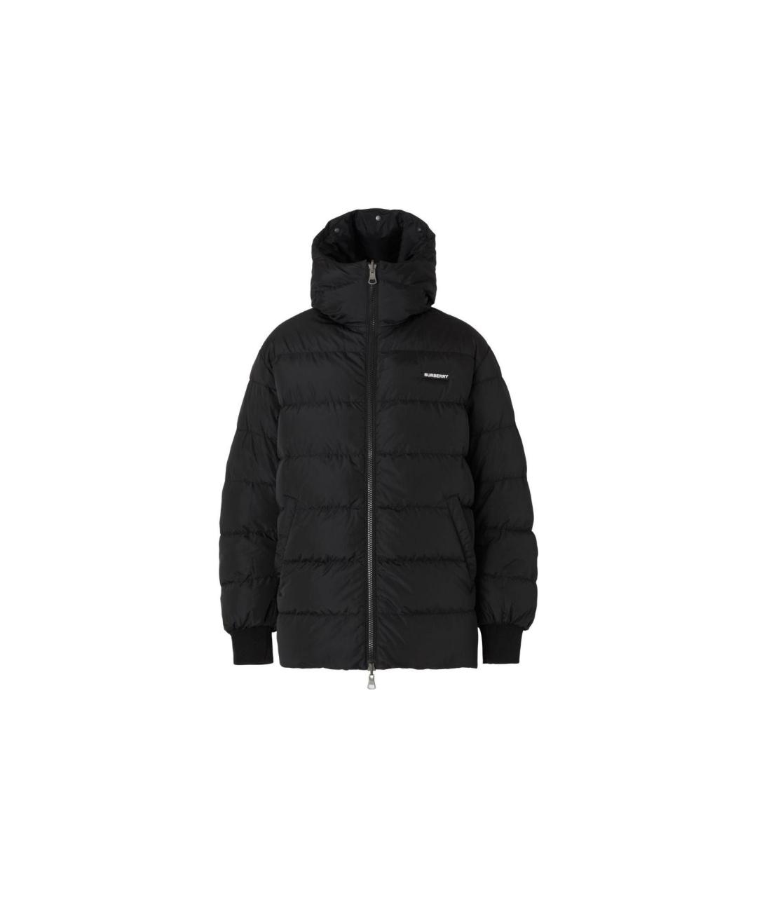 BURBERRY Черный пуховик, фото 1