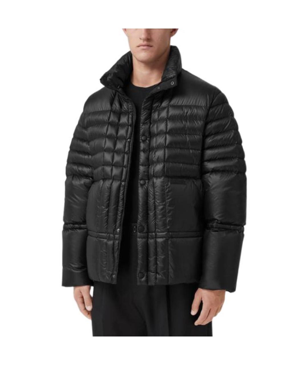 BURBERRY Черный пуховик, фото 2
