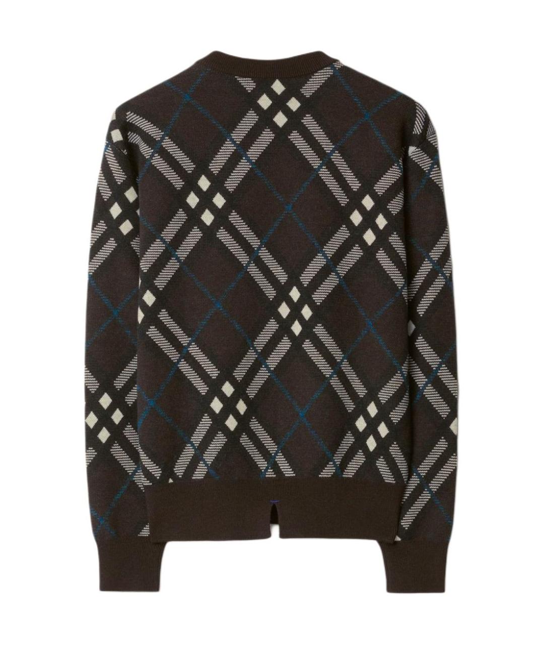 BURBERRY Черный кашемировый джемпер / свитер, фото 2