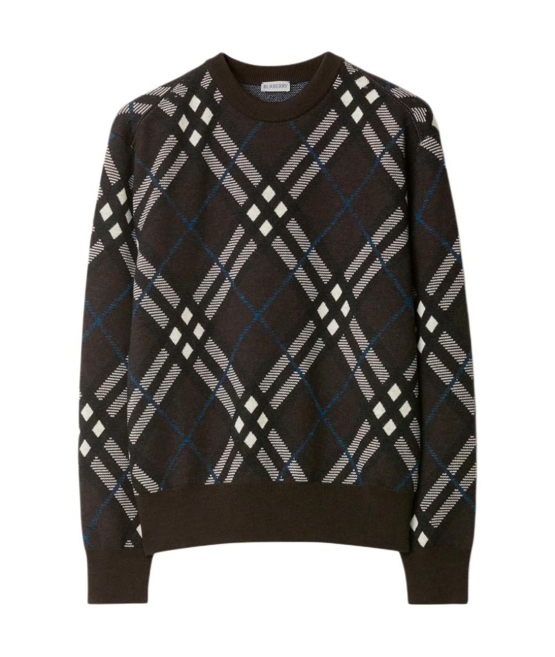 BURBERRY Черный кашемировый джемпер / свитер, фото 1