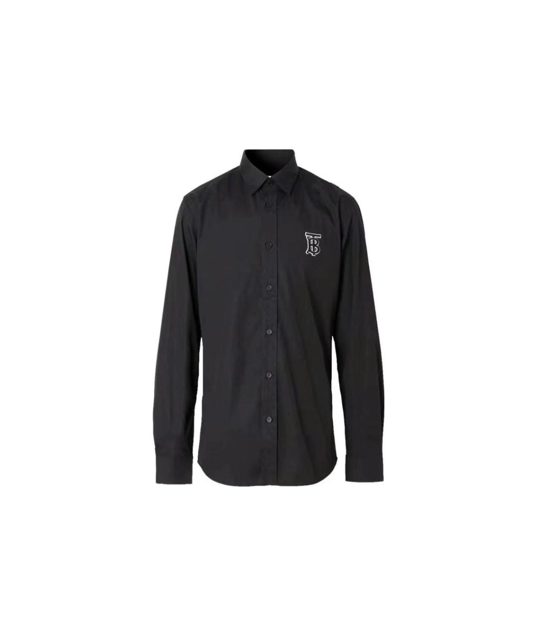 BURBERRY Черная классическая рубашка, фото 5