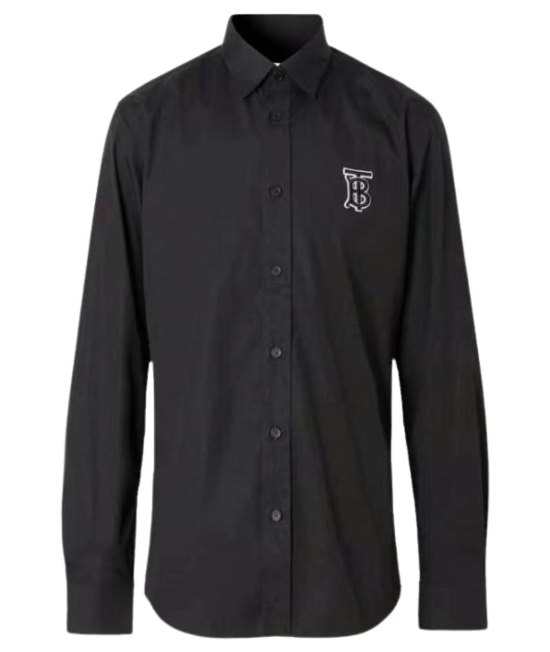 BURBERRY Черная классическая рубашка, фото 1