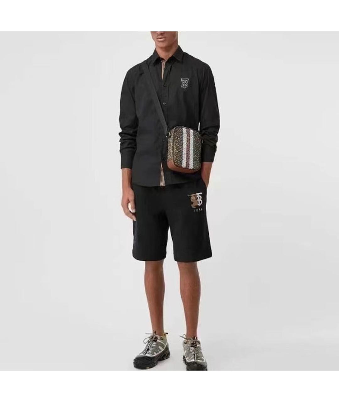 BURBERRY Черная классическая рубашка, фото 2