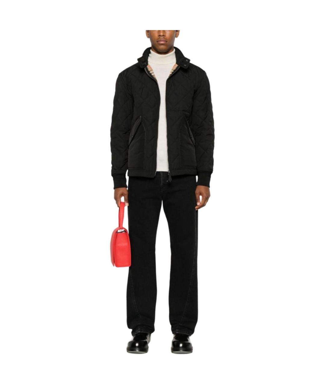 BURBERRY Черная куртка, фото 3