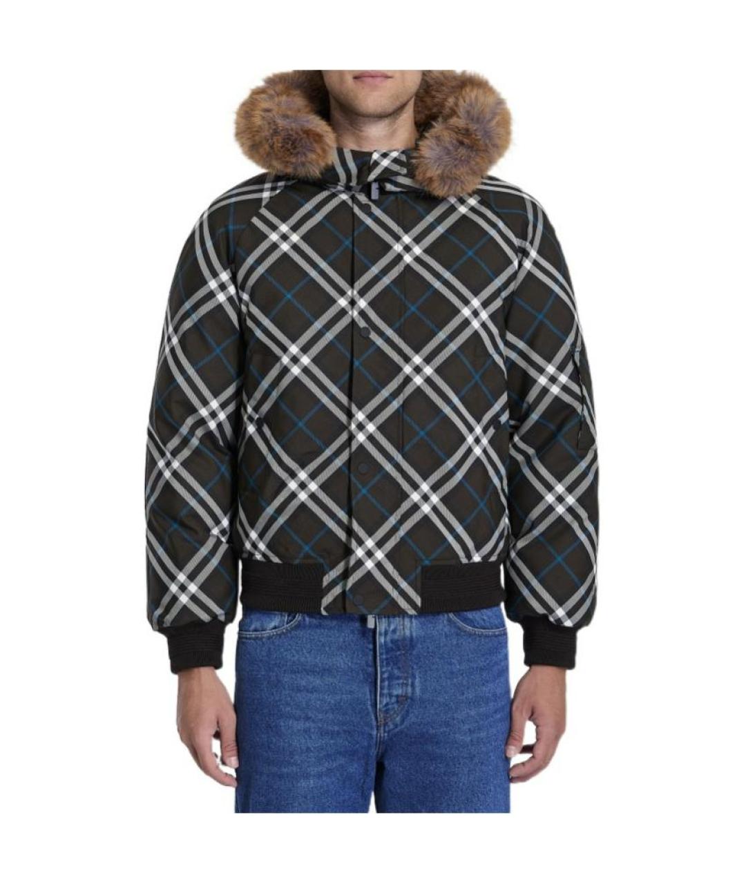 BURBERRY Черная куртка, фото 4
