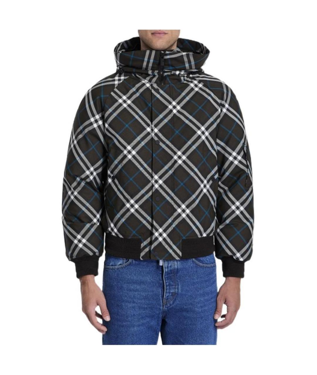 BURBERRY Черная куртка, фото 2