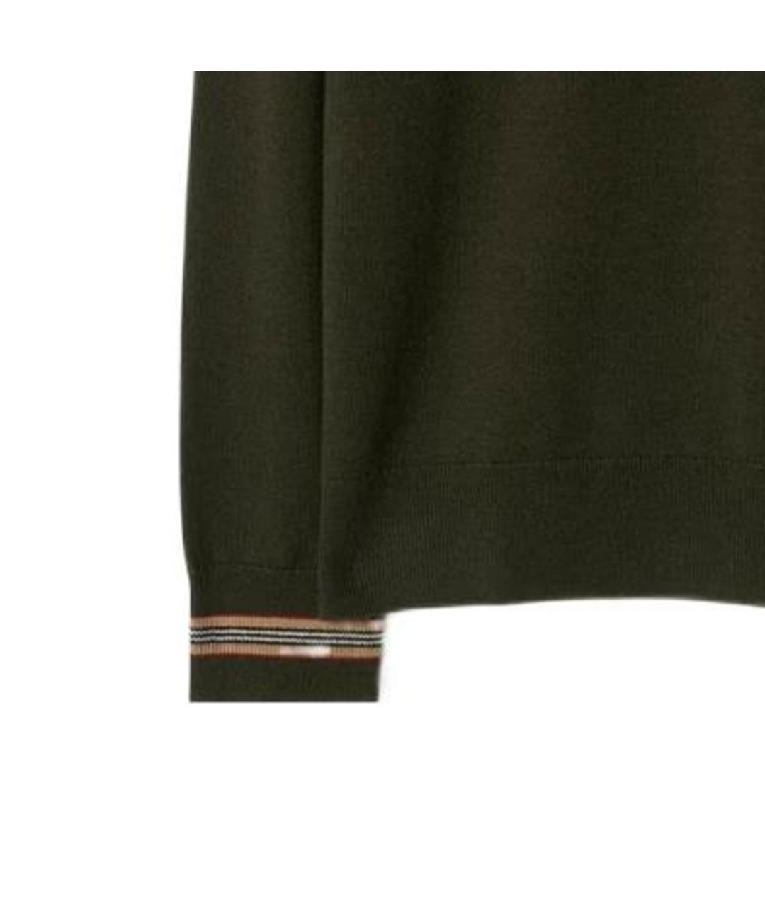 BURBERRY Зеленый джемпер / свитер, фото 3