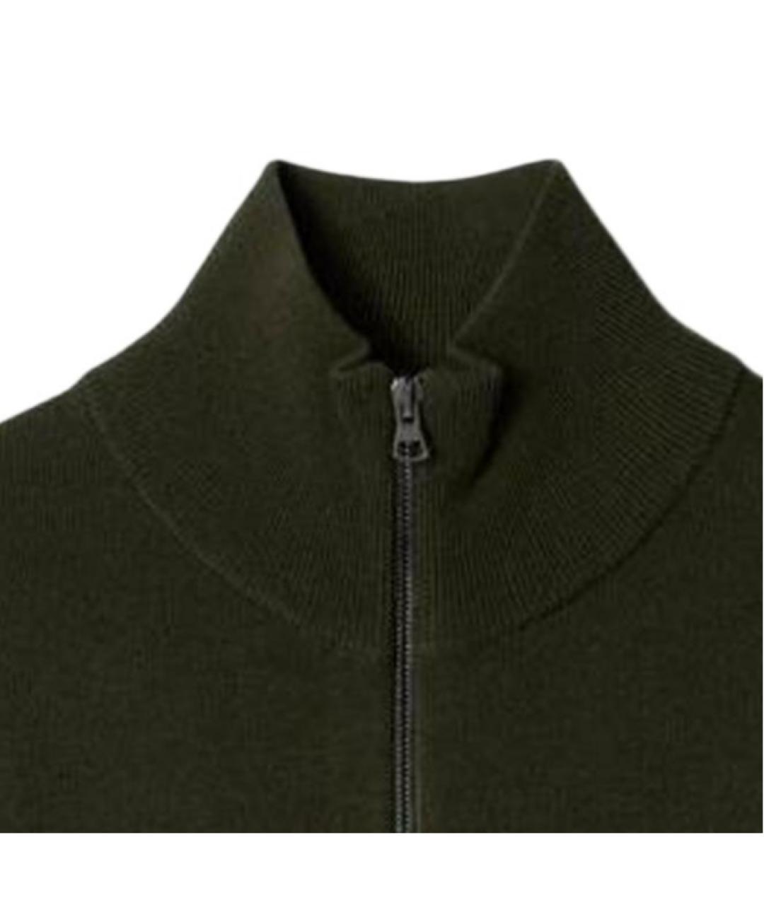 BURBERRY Зеленый джемпер / свитер, фото 2