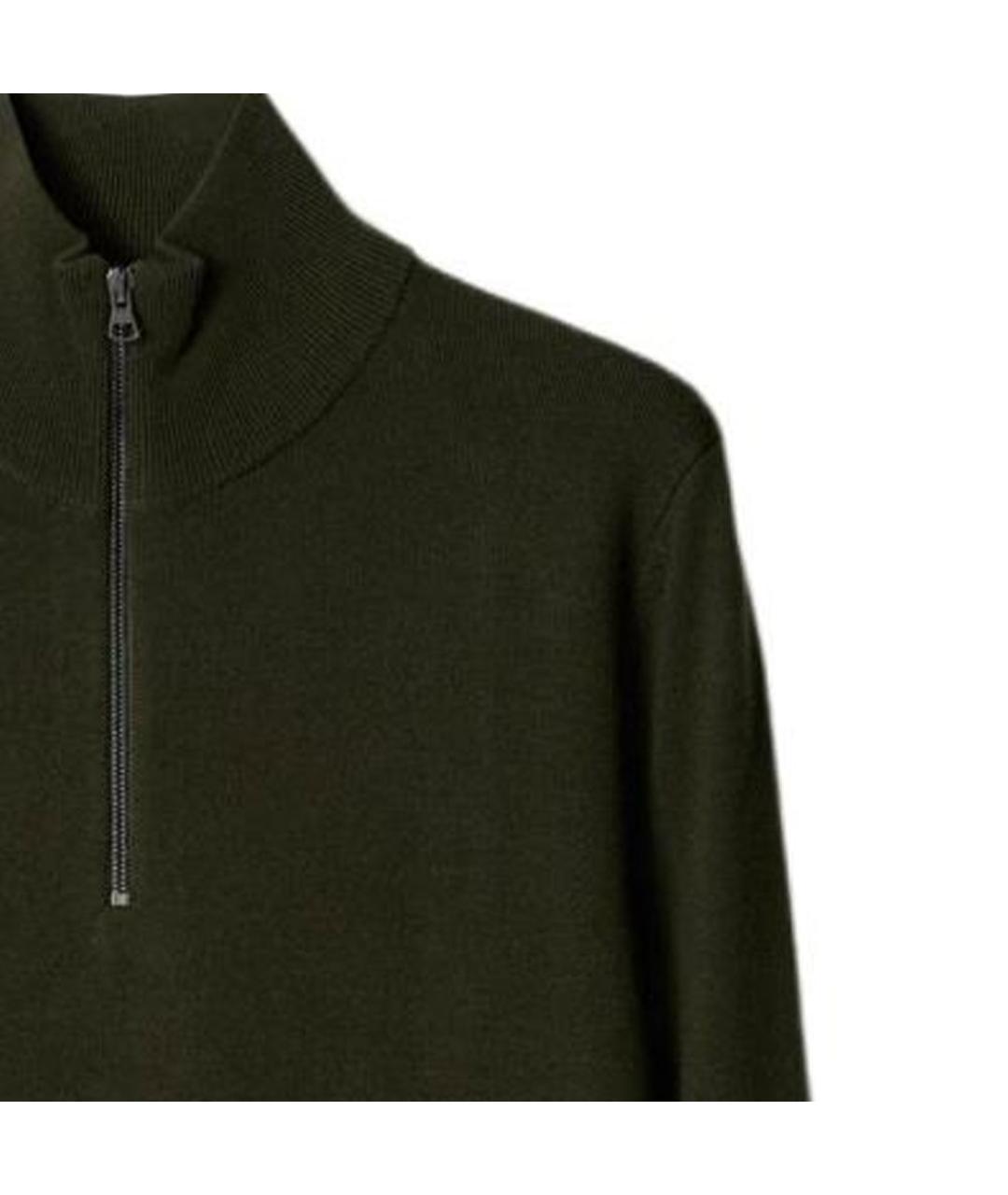 BURBERRY Зеленый джемпер / свитер, фото 4