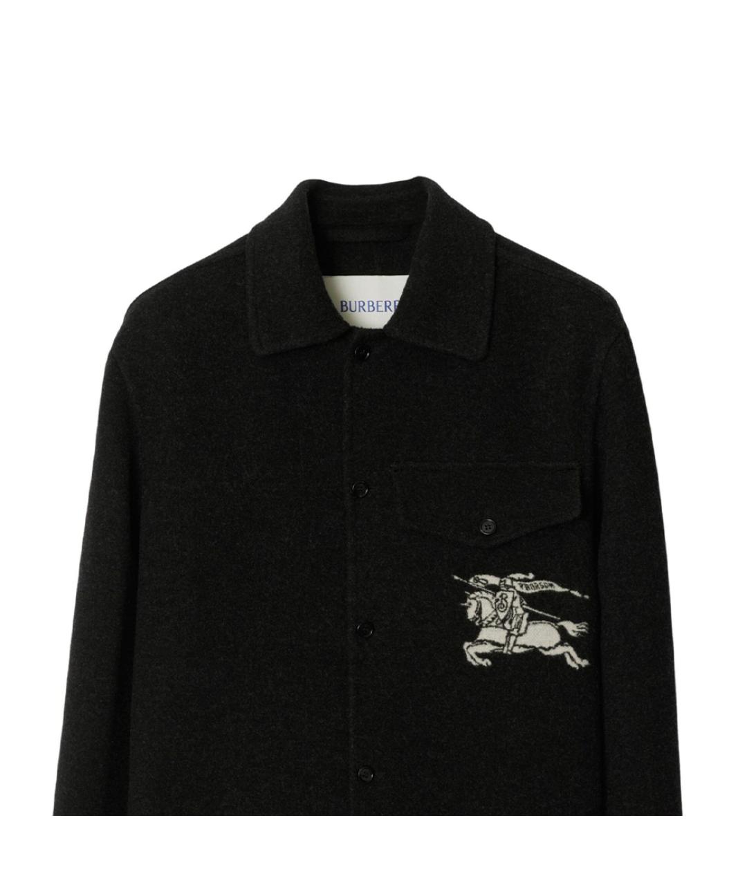 BURBERRY Черная куртка, фото 5