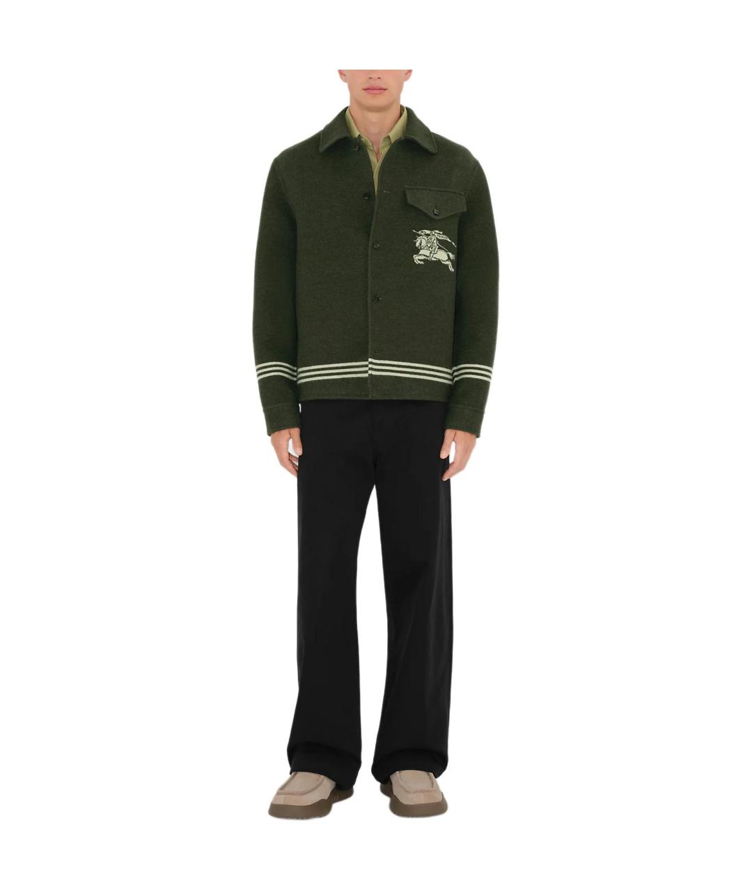 BURBERRY Хаки куртка, фото 2