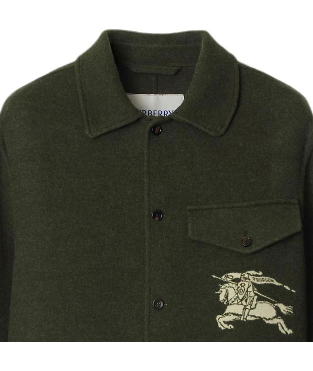 BURBERRY Хаки куртка, фото 6
