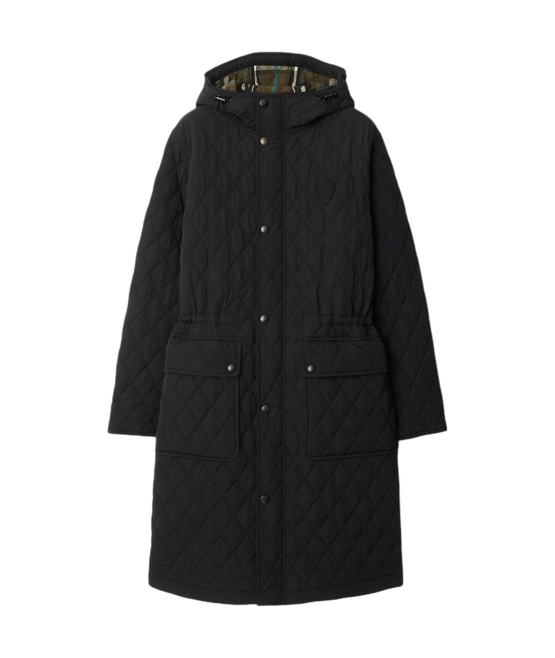 BURBERRY Черный пуховик, фото 1