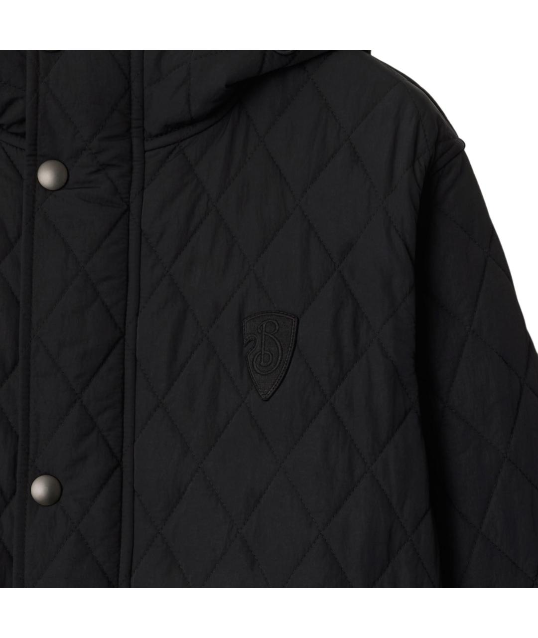 BURBERRY Черный пуховик, фото 5