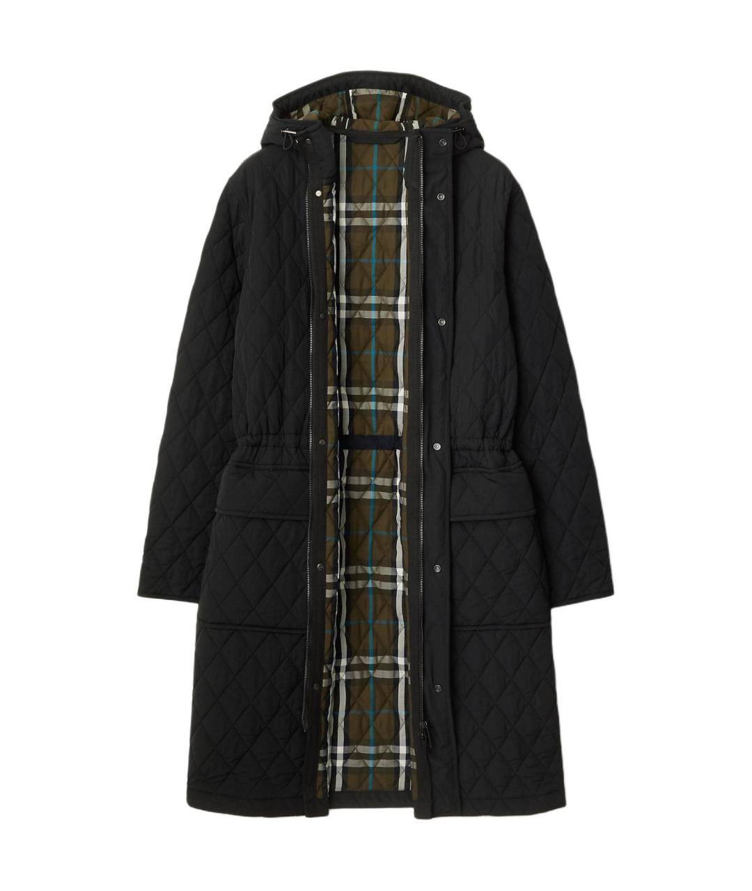 BURBERRY Черный пуховик, фото 2