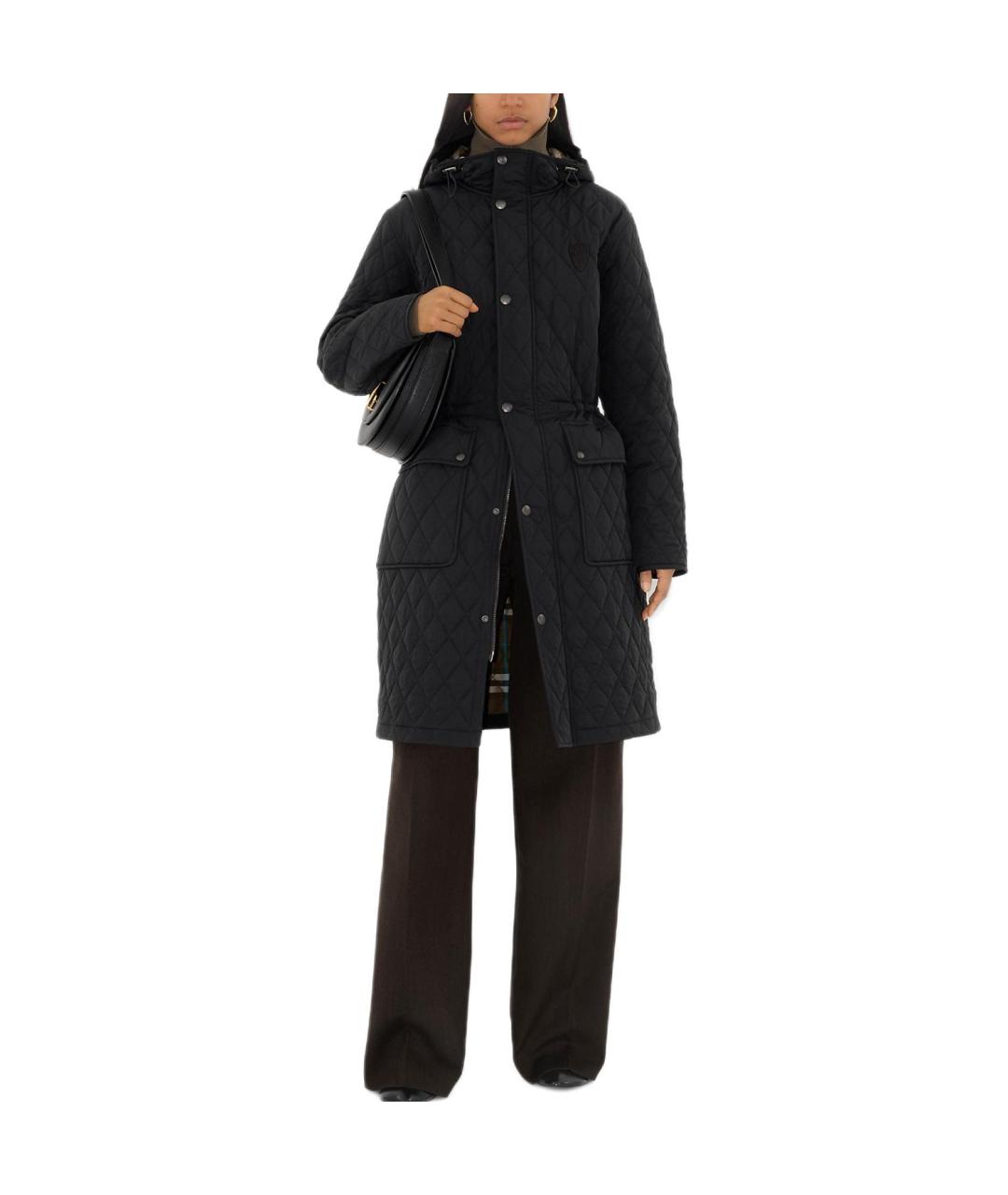BURBERRY Черный пуховик, фото 3