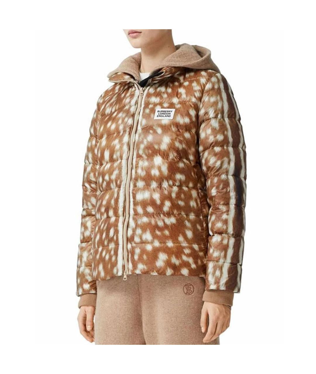 BURBERRY Бежевый пуховик, фото 3