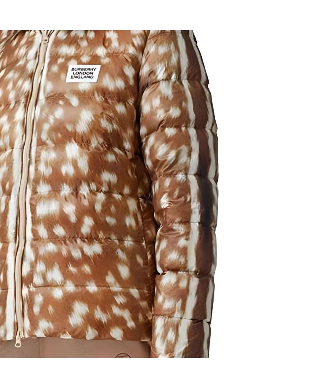 BURBERRY Бежевый пуховик, фото 5