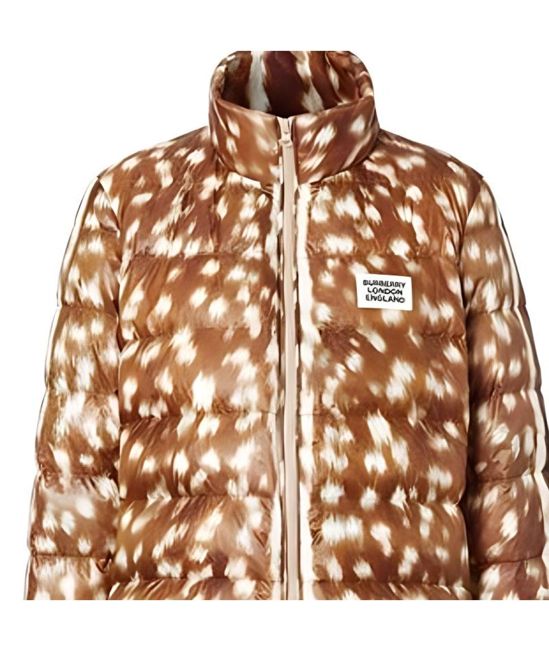 BURBERRY Бежевый пуховик, фото 4