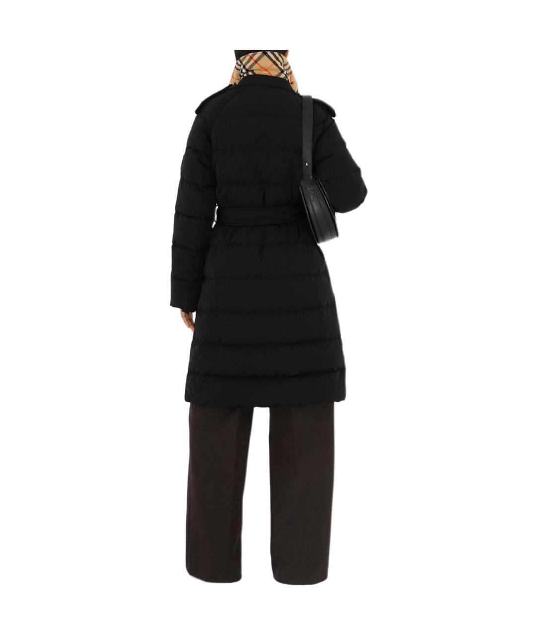 BURBERRY Черный пуховик, фото 3