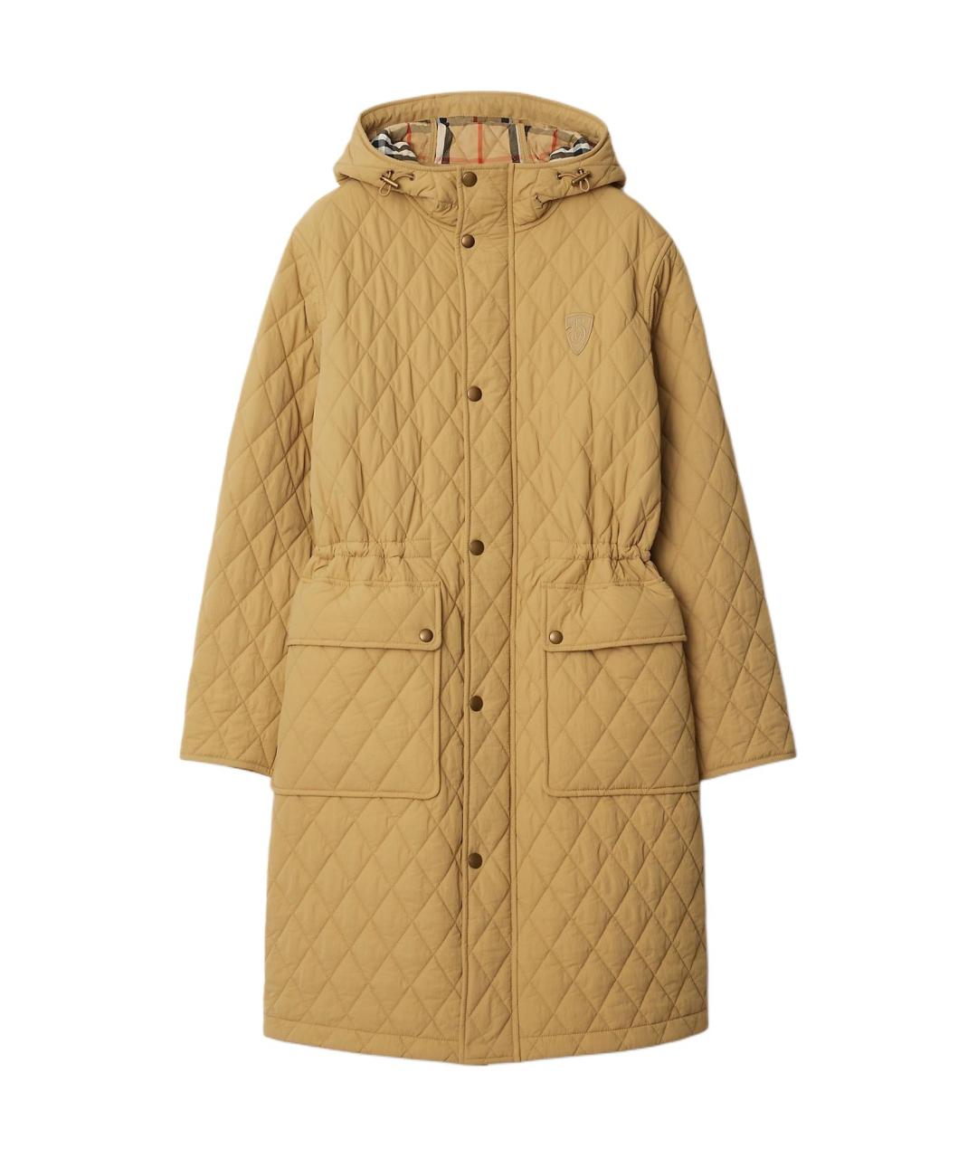 BURBERRY Бежевый пуховик, фото 1