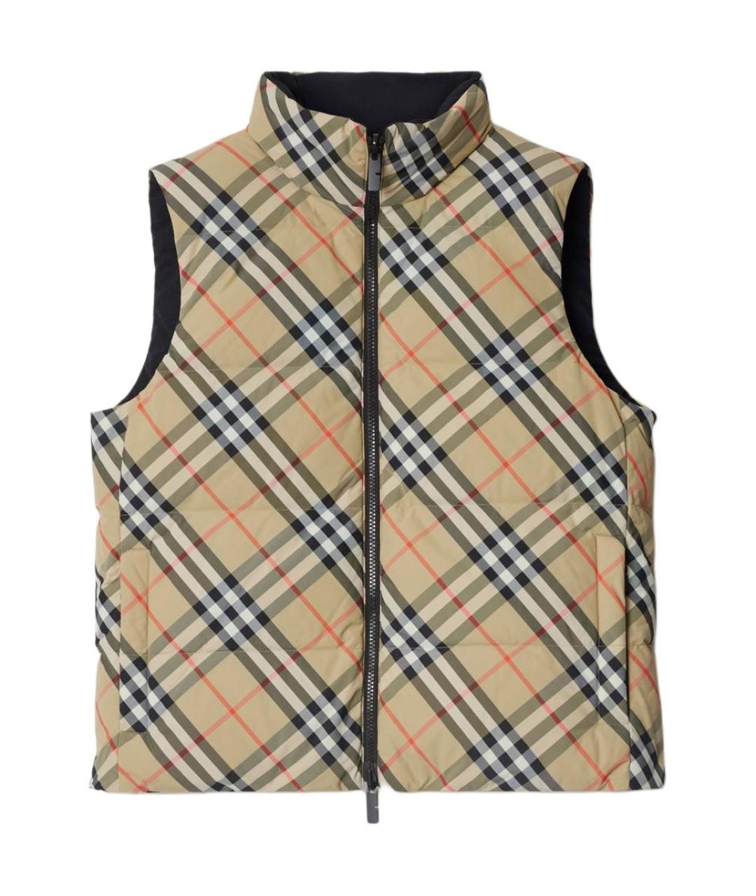 BURBERRY Коричневый пуховик, фото 1