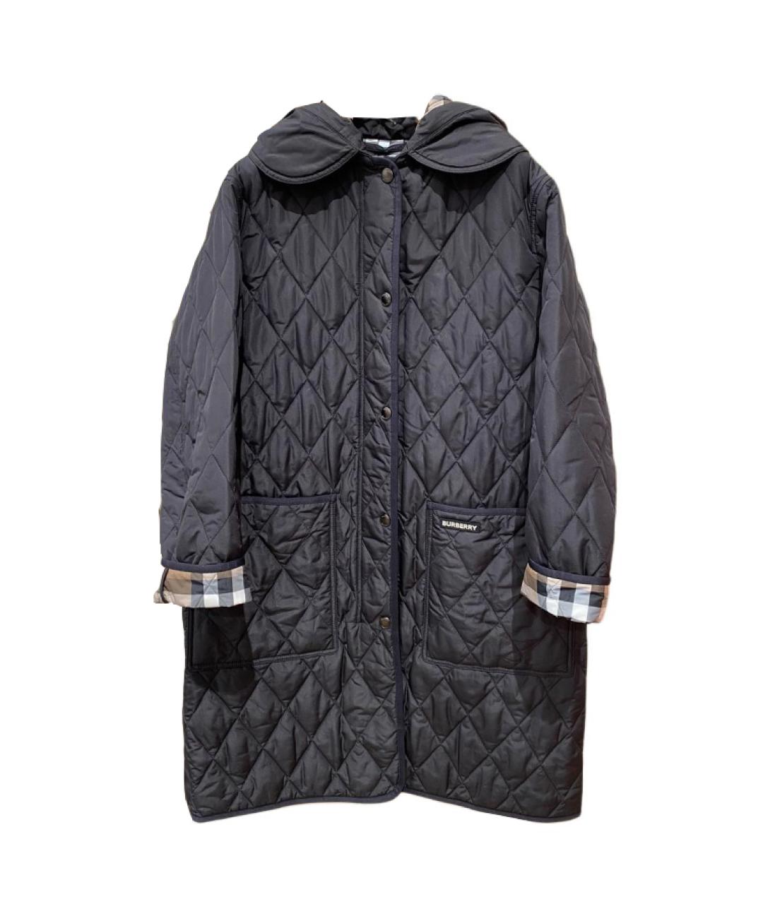 BURBERRY Черный пуховик, фото 1