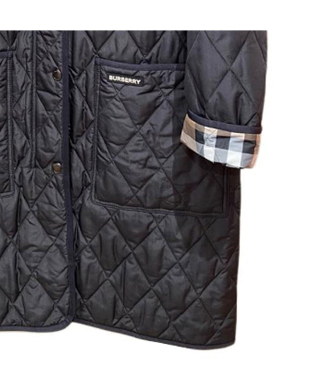 BURBERRY Черный пуховик, фото 4