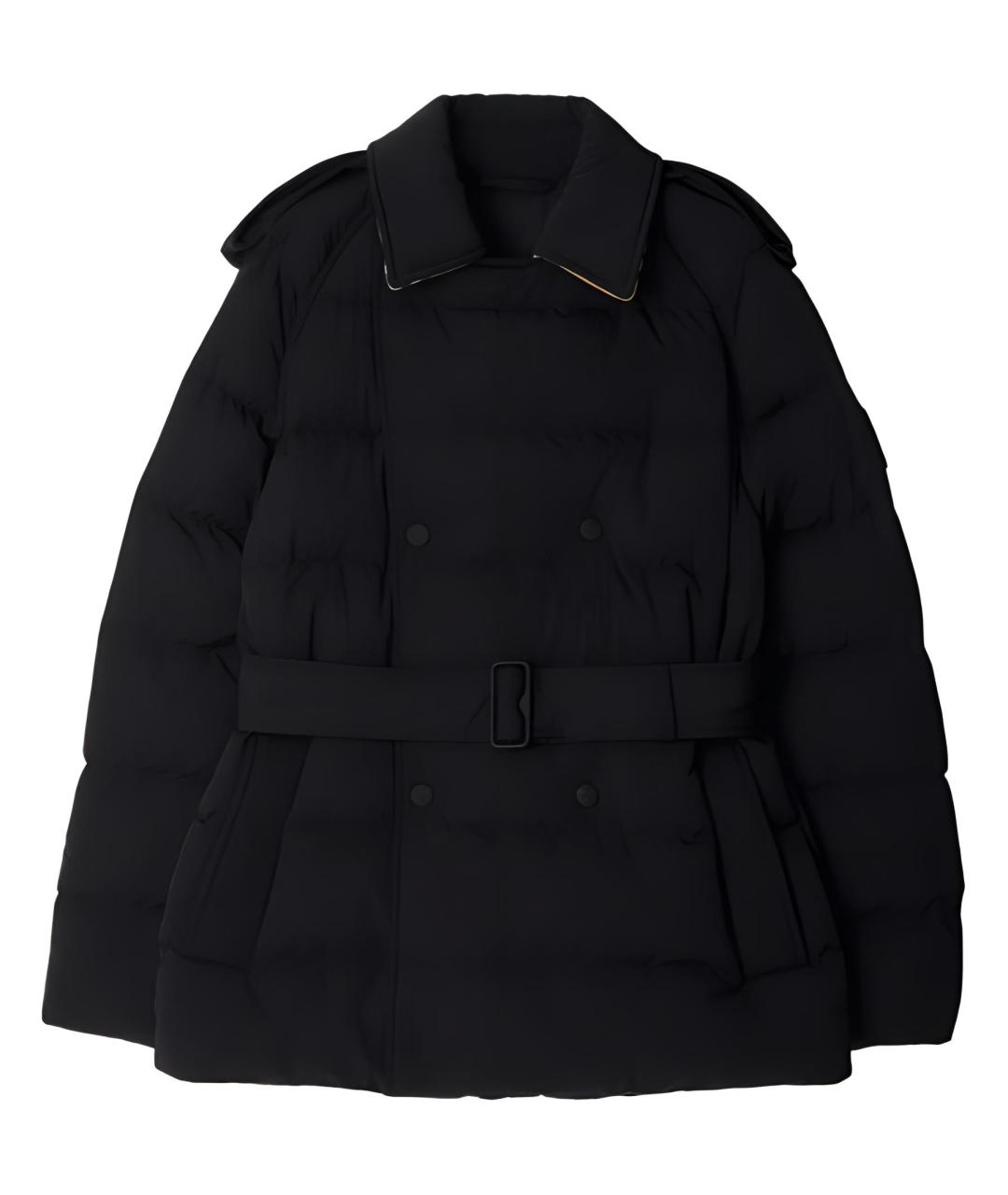 BURBERRY Черный пуховик, фото 1