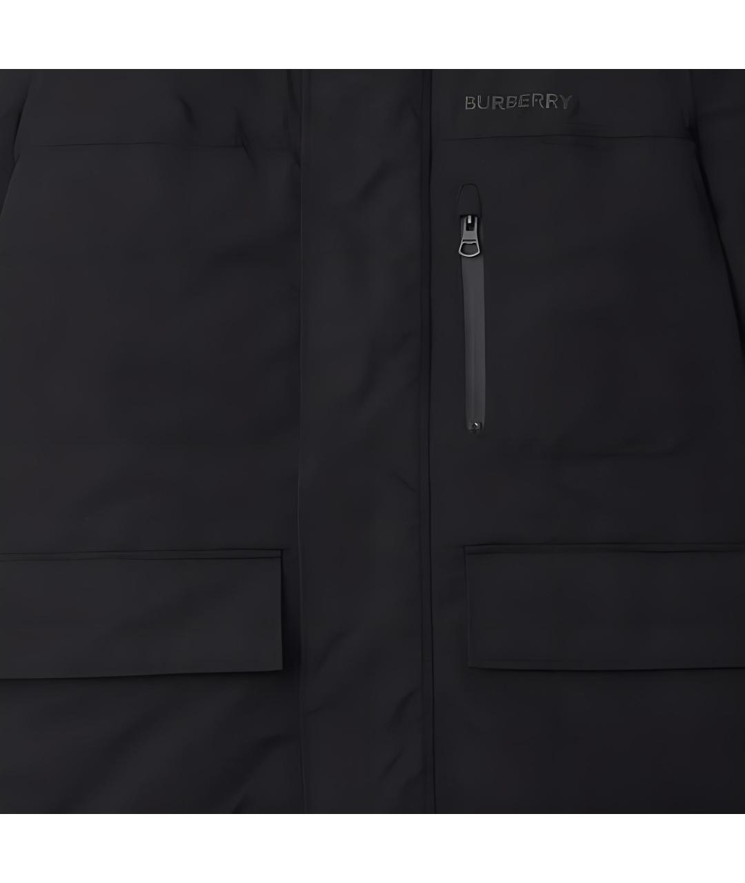 BURBERRY Черный пуховик, фото 4