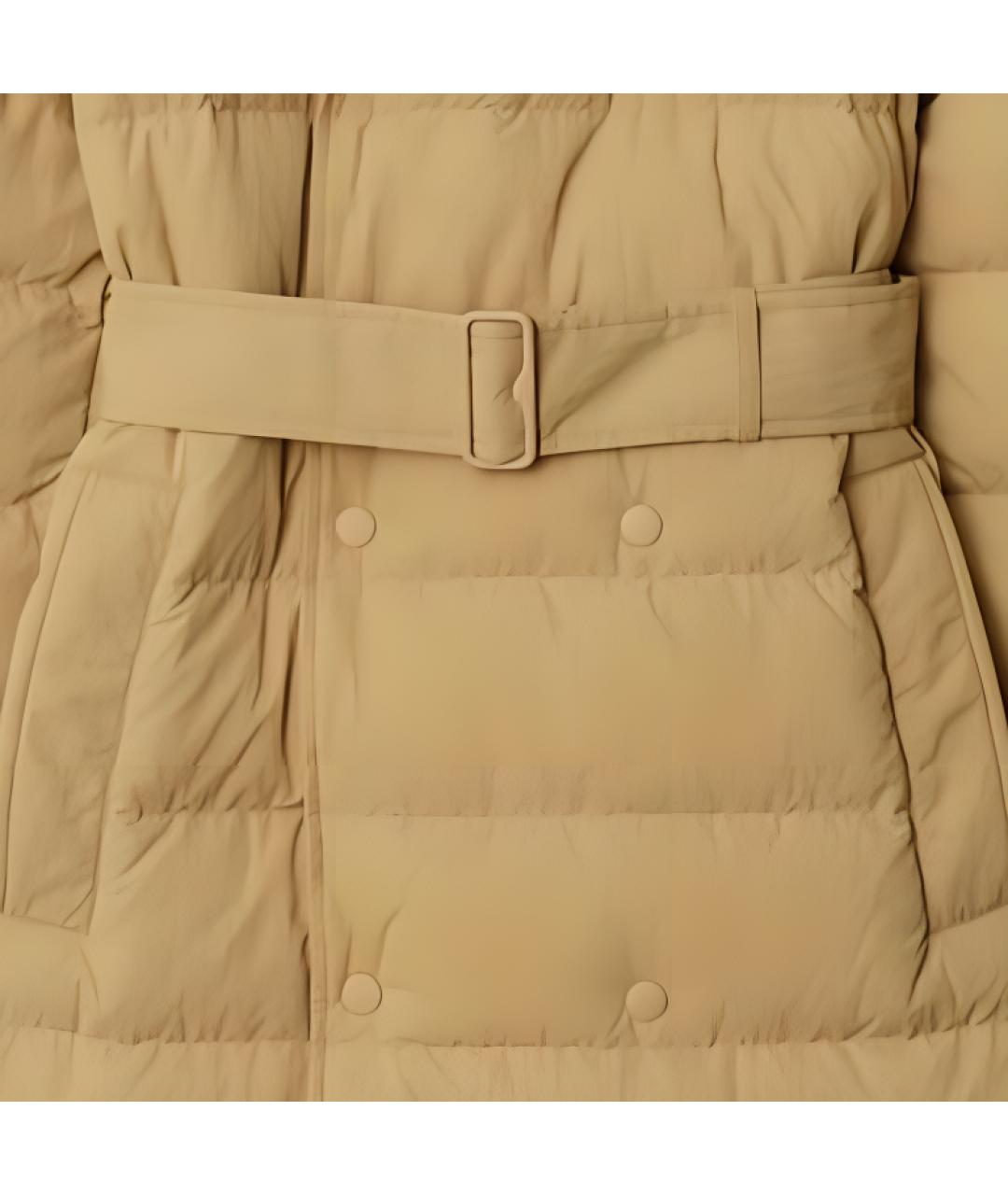 BURBERRY Бежевый пуховик, фото 6