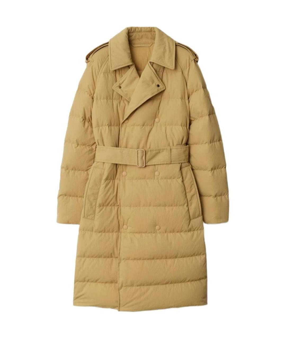 BURBERRY Бежевый пуховик, фото 1