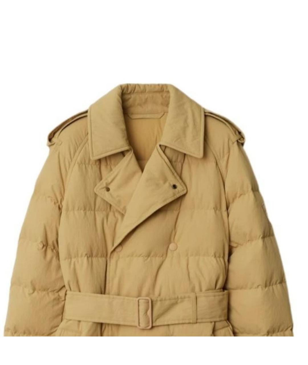 BURBERRY Бежевый пуховик, фото 3