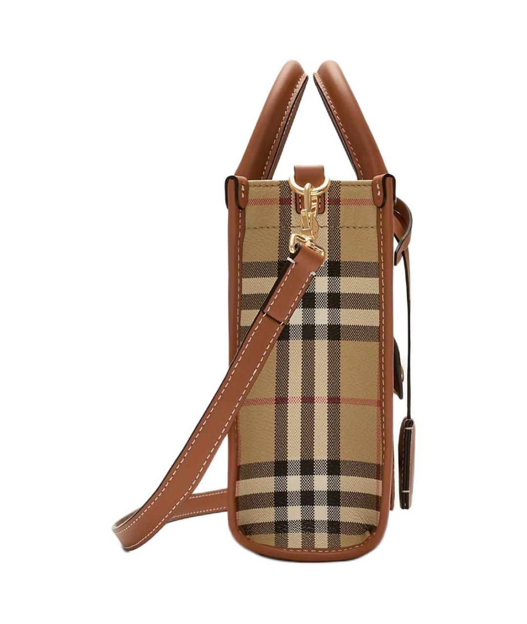 BURBERRY Коричневая сумка через плечо, фото 3