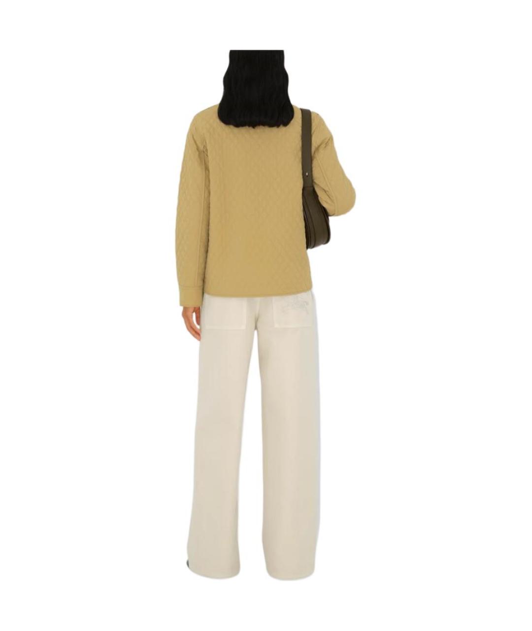 BURBERRY Желтый пуховик, фото 3