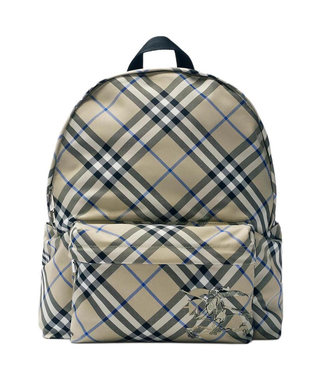 BURBERRY Зеленый тканевый рюкзак, фото 1