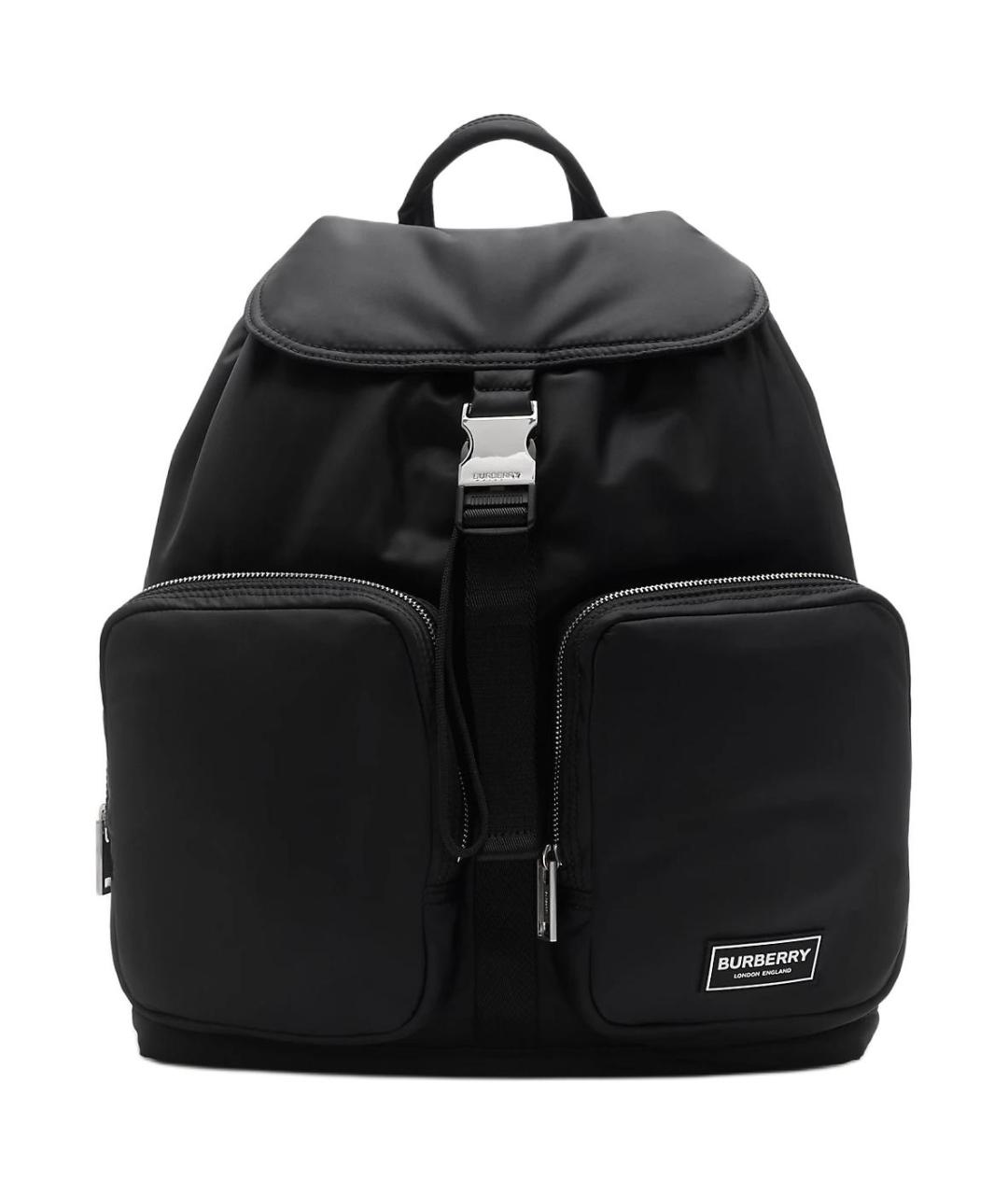 BURBERRY Черный синтетический рюкзак, фото 1