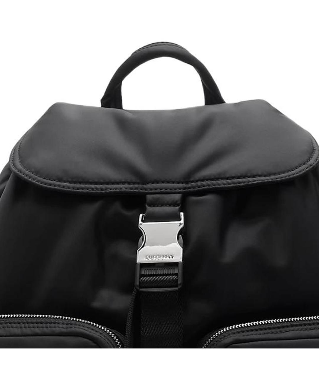 BURBERRY Черный синтетический рюкзак, фото 2