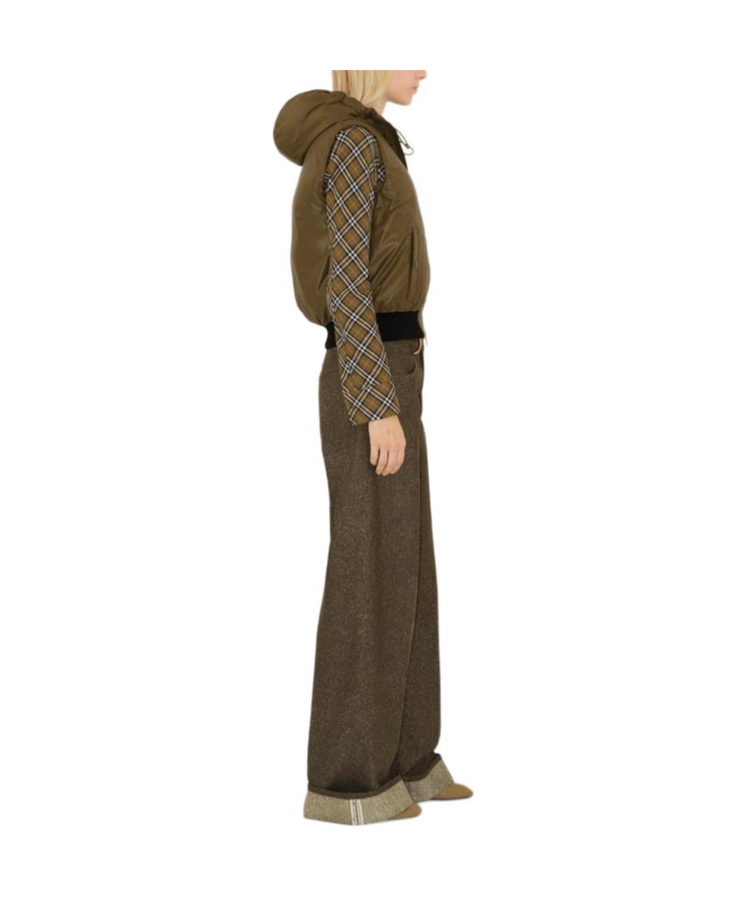 BURBERRY Хаки пуховик, фото 4